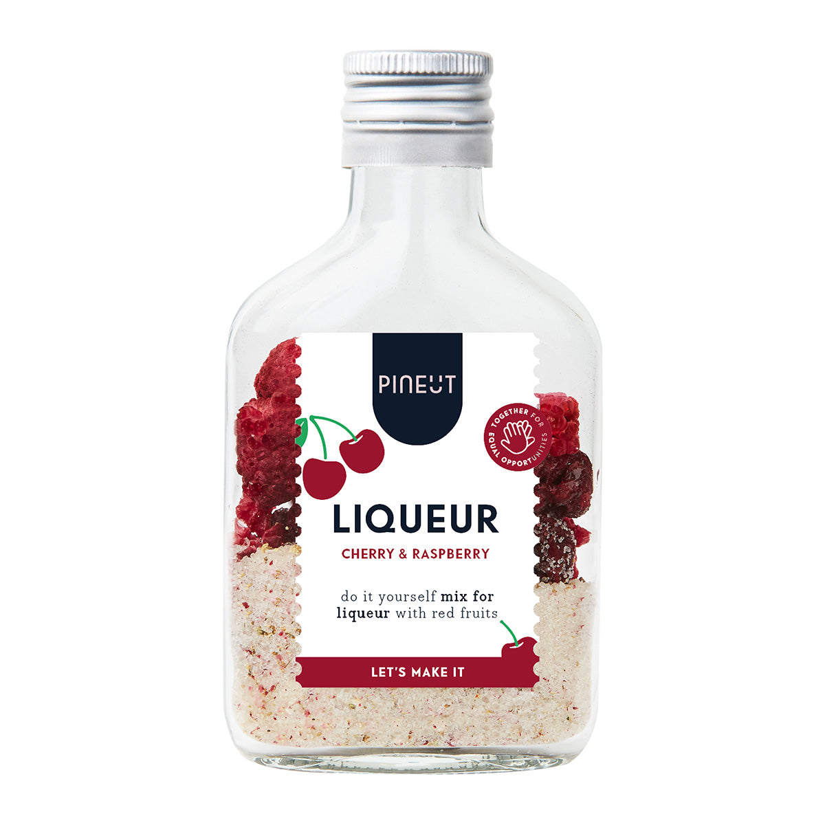 Likeur maken | Pineut Kersenlikeur | Zakflacon | Cherry & Raspberry ...