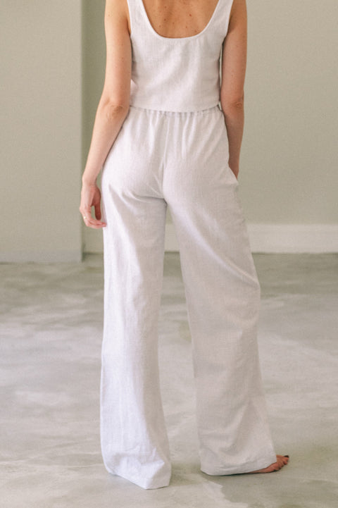 Teya Pants White