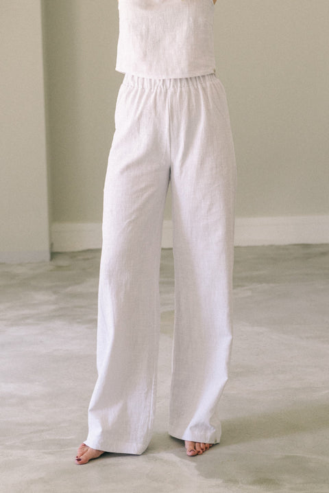 Teya Pants White