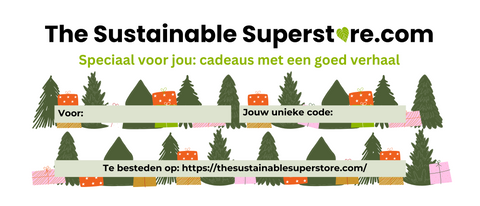 The Sustainable Superstore kerst cadeaubon