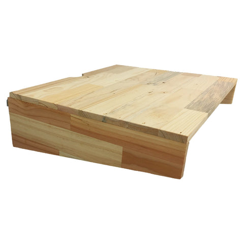 Duurzaam wandrek FENCY - plank platenspeler (46x38 cm) - Tolhuijs