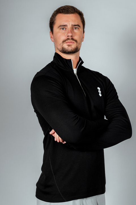 FLEX I Quarter-Zip Black