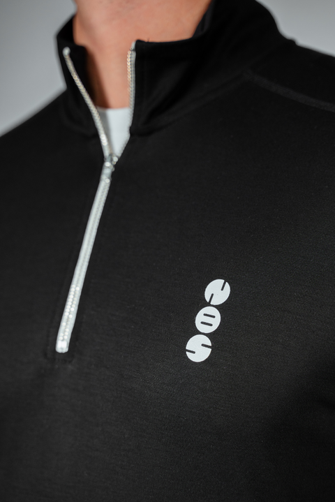 FLEX I Quarter-Zip Black