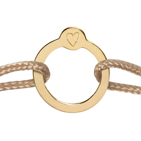 Recycled with Love - 14KT goud - beige