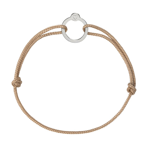 Recycled with Love - zilver - beige