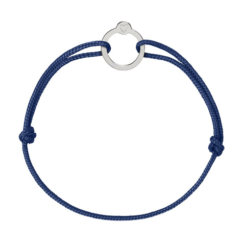 Recycled with Love - zilver - navy