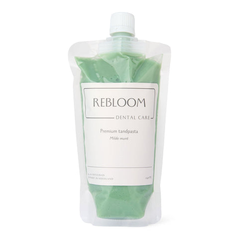 Navulverpakking premium tandpasta - Milde munt - 240ml / 4 tubes