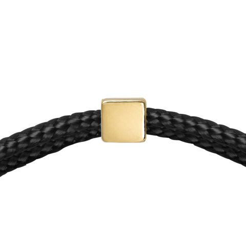 Solid as a Block - 14KT goud - zwart