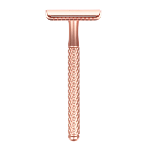 Safety razor rose gold zonder achtergrond.