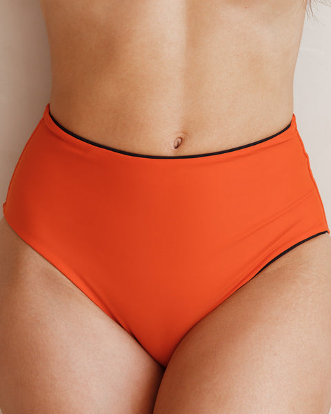 Bikini Bottom - Jasmine Black/Orange