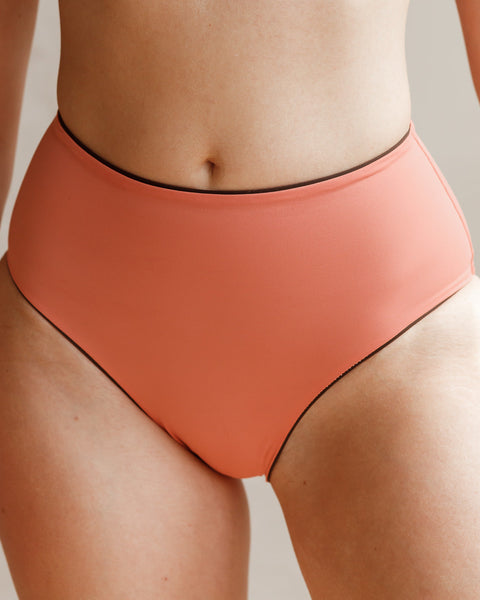 Bikini Bottom - Jasmine Brown/Pink
