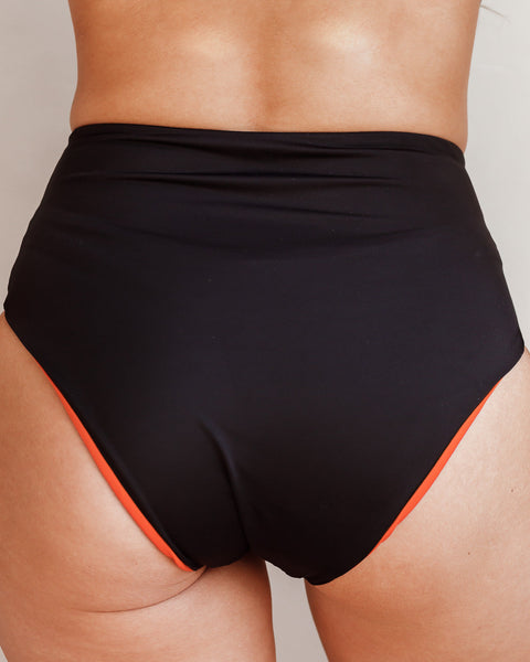 Bikini Bottom - Jasmine Black/Orange