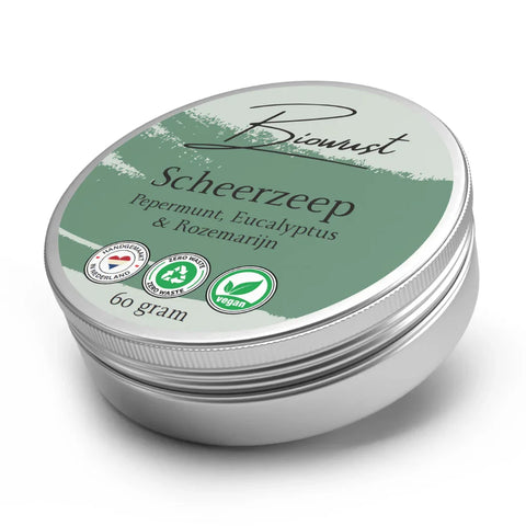 Scheerzeep - Pepermunt, Eucalyptus & Rozemarijn