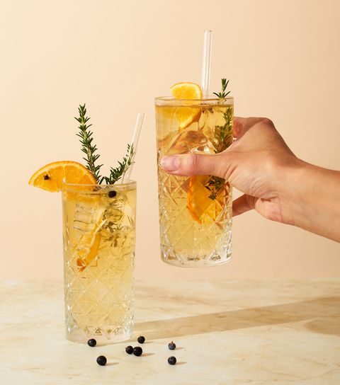 Kruidige Gin | mini-flacon | Winterdrank| Kerst cadeau | Doos met 12 stuks
