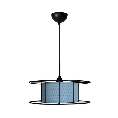 Duurzame upcycle Dutch stalen design SPOOL lamp gemaakt van gerecycle materialen - Tolhuijs