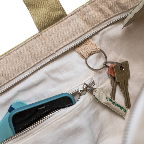 Duurzame strandtas - shopper Sandy Shore Gemaakt van gerecycled bedlinnen