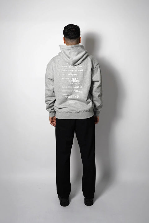 Hoodie 'Tag' - Reborn 003 - Grey