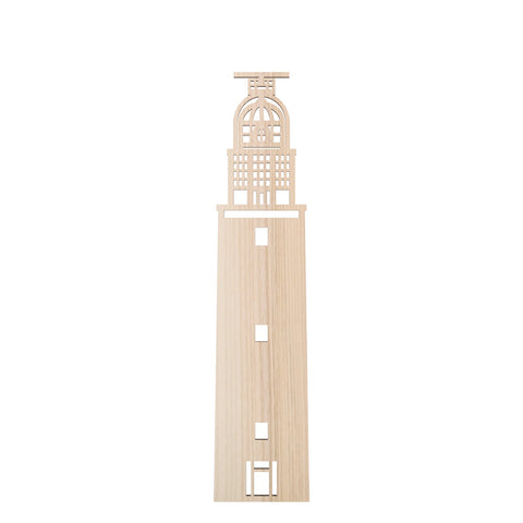 Texel Eierland stadstoren vuurtoren eiland essen hout laser Binthout