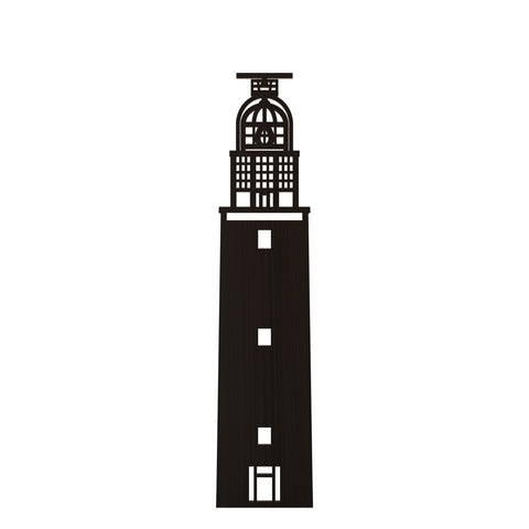 Texel Eierland stadstoren vuurtoren eiland zwart hout laser Binthout