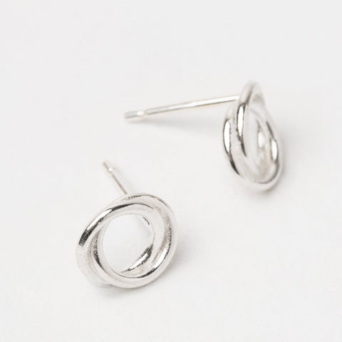 Together as One oorstekers - zilver