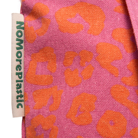 Tote bag Magenta Luipaard detailfoto