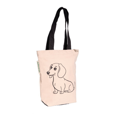 Tote bag Teckel productfoto