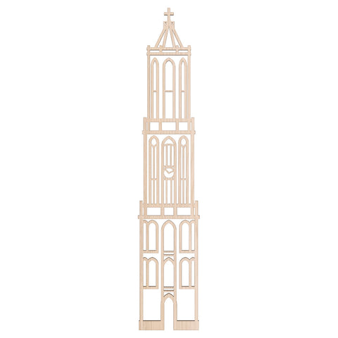 XXL Stadstoren Domtoren Utrecht Nederlands hout FSC 100%