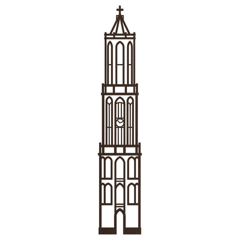 XXL Stadstoren Domtoren Utrecht Nederlands zwart FSC 100%