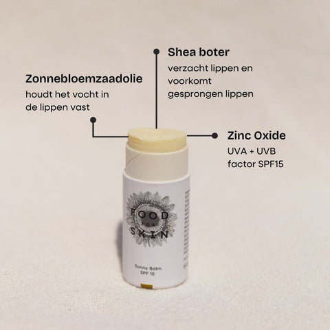 Ingredienen uitgelicht van de Food for Skin Sunny Balm