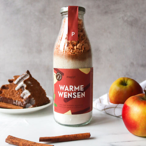 Appel-Kaneel Cake | Cadeaufles | DIY-recept gezellig & feestelijk | Doos met 8 stuks