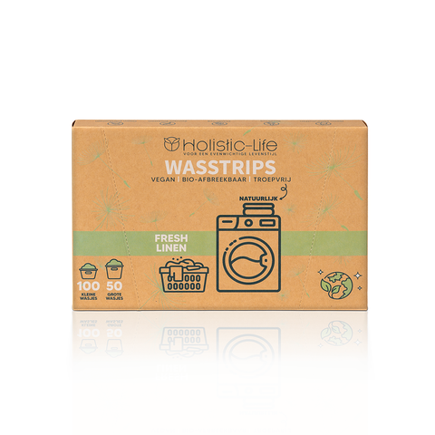 Natuurlijke duurzame wasdoekjes voor dagelijks gebruik wasstrips.
