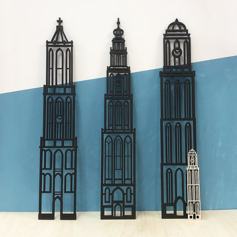 XXL Stadstoren Martinitoren Groningen Nederlands hout FSC 100%