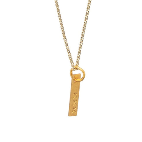 Kisses from Amsterdam ketting goud