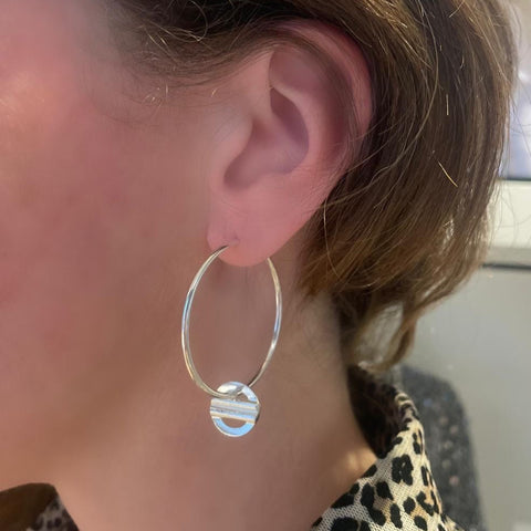 You Are Loved oorbellen zilver groot