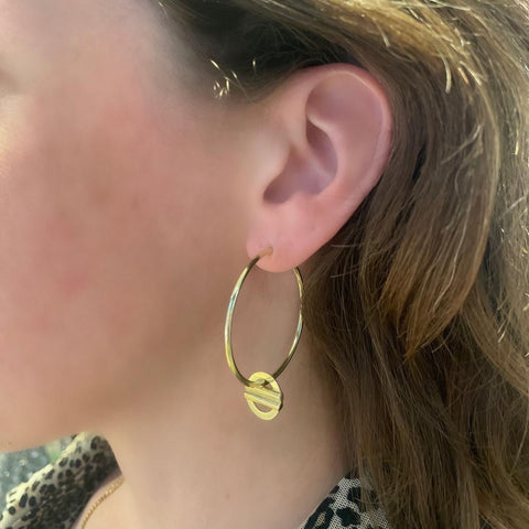 You Are Loved oorbellen goud groot