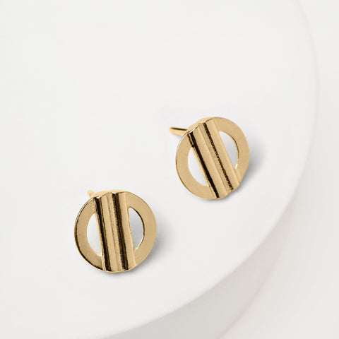 You Are Loved oorstekers - 14KT goud