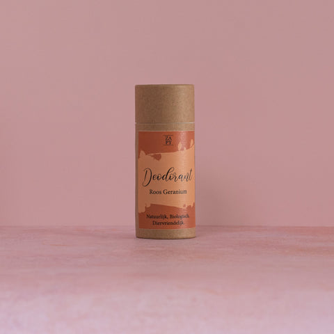 Zero-waste deodorant in milieuvriendelijke verpakking.