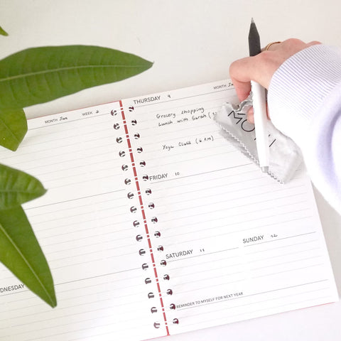 Erasable Agenda A5 - Pitch Black