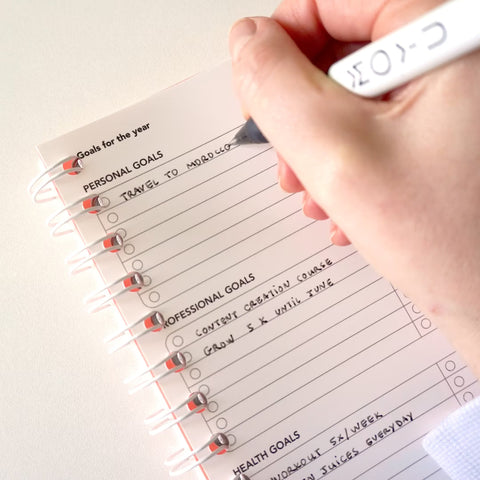 Erasable Agenda A5 - Sunset Orange