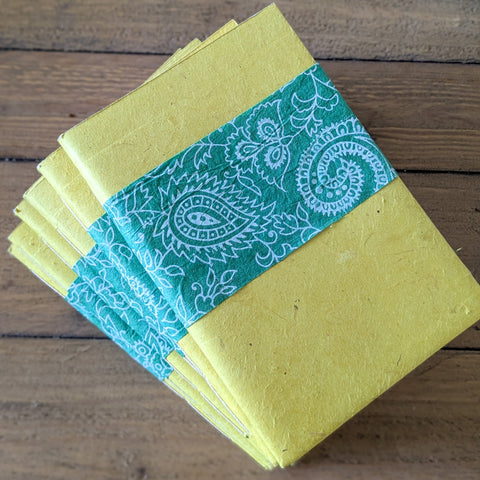 Eco friendly Lokta paper pocket notebook