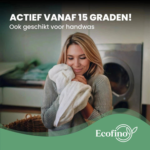 Ecofino wasstrips actief vanaf 15 graden