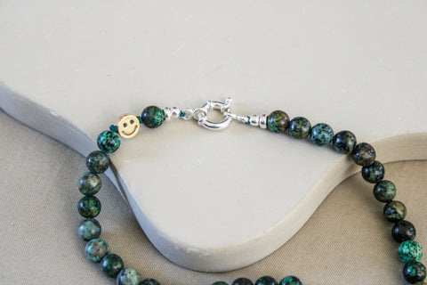 'Mabel' Afrikaanse Turkoois Ketting