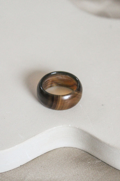 'Alexa' Agaat Ring (US 8.5, 18.6mm)
