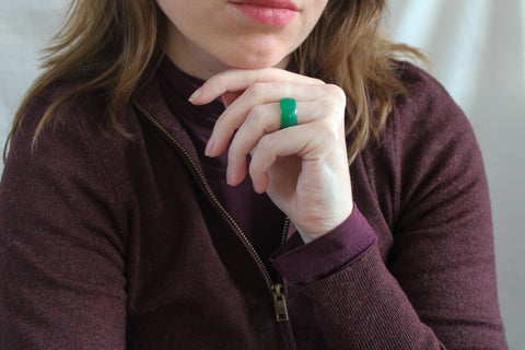 'Allie' Agaat Ring (US 6.5, 16.9mm)