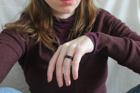 'Mijntje' Agaat Ring (US 7, 17.3mm)