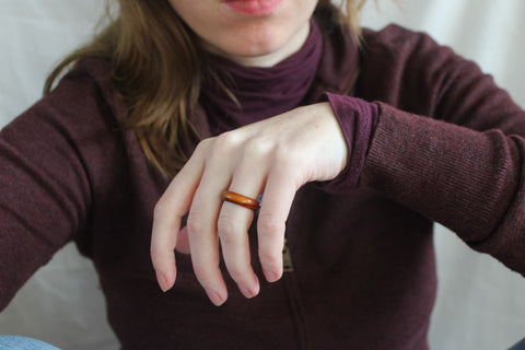 'Nova' Agaat Ring (US 6, 16.5mm)