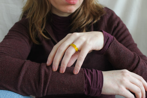 'Sam' Agaat Ring (US 7, 17.3mm)