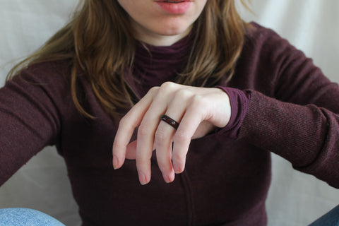 'Zara' Agaat Ring (US 7.5, 17.7mm)