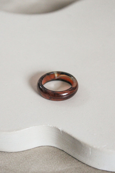 'Lone' Agaat Ring (US 7, 17.3mm)