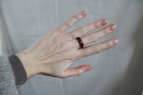'Lone' Agaat Ring (US 7, 17.3mm)